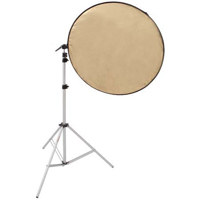Photogenic Chameleons Assistant 3-piece Kit, with 42" Five-in-One Reflector, Stand and Adapter, Mounting Arm with Clips image