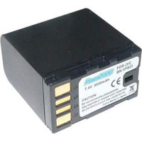Power2000 BN-VF823 Replacement Lithium-Ion 7.4v, 3000mAh Camcorder Battery with DC Cord for JVC BN-VF823