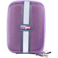 VidPro ACT-5 Hard Shell Digital Point-n-Shoot Camera Carry Case "Purple", 4" x 2.5" x 1".