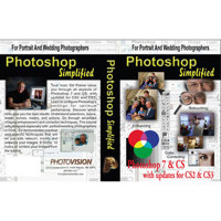 PhotoVision PhotoShop Simplified, 6 Tutorial DVD's covering PhotoShop Version 7, CS and CS2, with Ed Pierce image