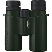 Pentax 8x43 DCF SP, Superior Performance Water Proof Roof Prism Binocular with 6.3 Degree Angle of View, Dark Green & Black, U.S.A.