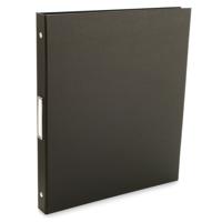 Pina Zangaro Bex 3 Ring Presentation Binder for 8.5x11" Pages, 1/2" Thick, Black Finish.