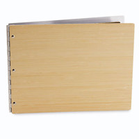 Pina Zangaro Bamboo Screwpost 11x14" Presentation Book, Landscape Format, Natural