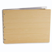 Pina Zangaro Bamboo "A4" Screwpost 8.3" x 11.7" Presentation Book, Portrait Format, Natural