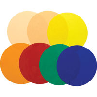 Quantum QF66 7 Assorted Hi-Temp Color Gels Pre-Cut for Qflash. image