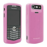 RIM BlackBerry 8120/ 8130 Smartphone Protective Skin - Light Pink image