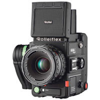 Rollei 6008 Integral 2 Kit Complete, Medium Format SLR Camera, Planar PQS 80mm f/2.8 HFT Lens, 120 Film Back and Folding Waist Level Viewfinder - USA image