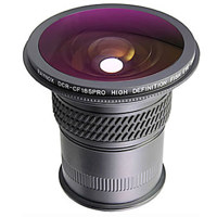 Raynox DCR-CF187PRO High Definition Full-Frame 185 Degree Circular Fisheye Conversion Lens, 62mm, with Adapters for 43mm ,52mm,55mm,58mm Filter Sizes