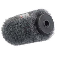 Rycote Softie, Long Hair Wind Diffusion, 14cm Long with Large Hole, Front Only