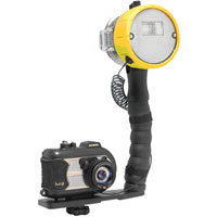 Sealife Reefmaster DC600 Pro Set, 6.1MP Underwater Digital Camera with 3x Optical Zoom, 2.5" LCD, with SL960 External Flash with Bracket, &amp; Flash Link Cable (to 200') image