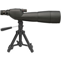 Simmons 20 - 60 x 80mm Master Series Spotting Scope with Straight Viewing, Black, Waterproof & Rubber Armored.