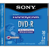 Sony Single Pack of 8cm DVD-R Recordable Media for Camcorders, 1.4GB