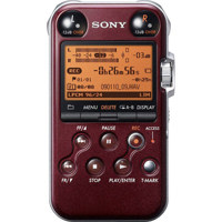 Sony PCM-M10/R Portable Linear PCM Recorder, 96 kHz/24-bit, 4GB Memory & USB High-Speed Port, Glossy Red