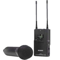 Sony UWPV2 Handheld Microphone TX & Portable RX Wireless System, Operating on TV Channels 30 to 33