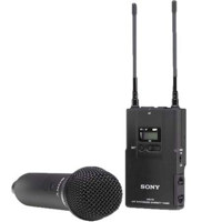 Sony UWPV2 Handheld Microphone TX and Portable RX Wireless System, Operating on TV Channels 42 to 45