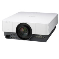 Sony VPLFH500L WUXGA 7000 Lumens Display Projector, 1920 x 1200 Resolution, 2500:1 Contrast Ratio, White / Grey
