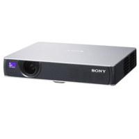 Sony VPLMX25 3LCD Mobile Wireless Network Presentation Projector, XGA 1024 x 768 Resolution, 2500 ANSI Lumens Brightness, 650:1 Contrast Ratio