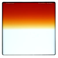 Schneider Optics 4"x 4" Classic Sunset, Graduated Orange Colored Professional Glass Filter