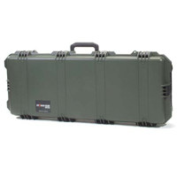 Pelican Storm iM3200 Case with Wheels for Firearms up to 42", Watertight, Padlockable Case, No Foam or Divider Interior, Olive Drab