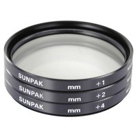Sunpak 52mm Close-Up Set (+1 +2 +4 Diopters)