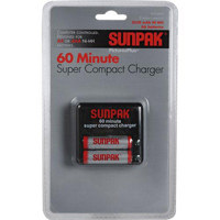 Sunpak 2 AA Ni-MH Batteries - 2650mAh with Super Compact 60 Minute Charger image