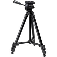 Sunpak Compact SXL Tripod with Pan Head, Extends to 43.5", Weighs 1.6 lbs, Supports 3.3 lbs. - Black Anodized Finish