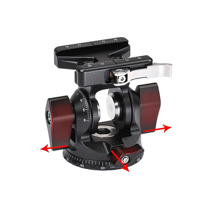 SunwayFoto DT-03 Two-Way Tilt Head w/Clamp and Quick Release Plate
