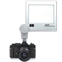 Sunpak FP-38 E-Flash, On-camera Flat-Light Kit with Mounting Bracket and Built in Slave, Guide Number 38 at ISO 100 Feet