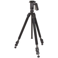 Sunpak PRO 523PX2 Carbon Fiber Tripod with Pistol Grip QR Ball Head, Maximum Height 64 25 , Load Capacity 6 1 lbs 