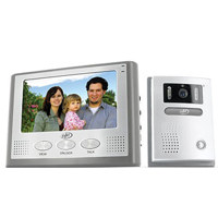 SVAT Electronics VIS300-7M2 Hands Free 2-Wire Color Video Intercom Surveillance System with 7" LCD Monitor & Outdoor Night Vision Security Camera