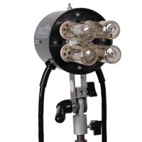 Speedotron Black Line 105CC, 4800 Watt/Second Bi-Tube Lamphead with 2 Lamphead Cables, 2 UV Coated Flashtubes