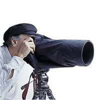 Tenba RC14, 14" Waterproof Nylon Rain Cover for SLR Cameras with an 80-200mm Lens. image