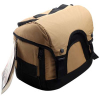 Tenba Response Small Camera System Shoulder Bag, with Pop-Out Pocket System, Tan/Black image
