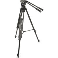 Davis & Sanford ProVista 7518 Tripod and Head, 75 Video Tripod With FM-18 Fluid Head. (Head Supports up to 18 lbs., Tripods 25 lbs., extends 28" - 64")