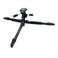 Tiffen Voyager 3H Ultra Light Aluminum Tripod with 3 Way Head, Maximum Height 58", Supports 10 lbs.