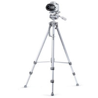 Targus 58" Aluminum Tripod with Three-Way Panhead and Bubble Level, 5 lb. Load Capacity. image