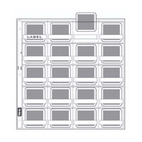 Vue-All Archival 35mm Slide Pages Holds Twenty 2" x 2" Mounted Transparencies with Individual Write-On Tabs, Top Loading, Pack of 100
