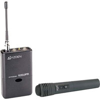 Azden 105HT Wireless Microphone System with 105UPR Receiver & 15HT Handheld Mic Transmitter