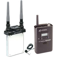 Azden 1200SiT UHF Body-Pack System with Anton Bauer Mount Receiver, Belt-Pack Transmitter & EX-503H Lavaliere Microphone