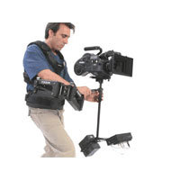 Steadicam Flyer Stabilizing System, with IDX-V Mount Battery Mount, Supports 4 to 15 pounds image