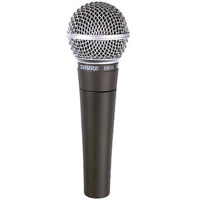 Shure SM58-CN Cardioid Dynamic Handheld Wired Microphone with XLR Cable.