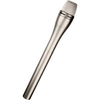 Shure SM63-L Omni-Directional Dynamic Handheld Wired Microphone with Extended Handle, Champagne Finish.