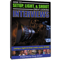Vortex Media "How to Setup, Light, &amp; Shoot Interviews", Instructional DVD (60 minutes) image