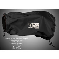 Vortex Media Storm Jacket Cover for an SLR Camera with a Medium Lens Measuring 7" to 15" from Rear of Body to Front of Lens, Color: Black image
