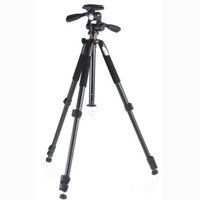 Vanguard Alta + 203AP Aluminum Alloy Tripod with PH-12 Panhead, Tripod Bag, Maximum Height 57", Supports 4.4 lbs.
