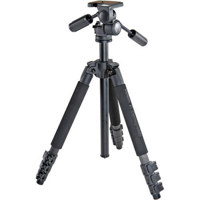 Velbon El Carmagne 640 Carbon Fiber Tripod with Pan Head &amp; Case, Height 8.6" - 64.8", Maximum Load 13.2 lbs. image