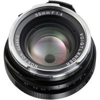 Voigtlander Nokton 35mm f/1.4 Wide Angle Leica M Mount Lens - Black image