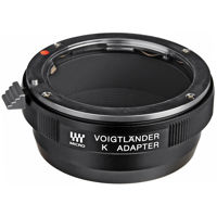 Voigtlander Micro 4/3 Adapter for using Pentax K Lenses on Micro 4/3 Cameras