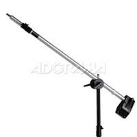 Westcott 3.9' to 6.5' Adjustable Chrome Boom Arm with 6.6 lb. Counter Weight image