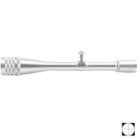 Weaver 36 x 40mm Target T Series T-36 Riflescope, Silver Finish with Fine Crosshair Reticle &amp; Adjustable Objective. image
